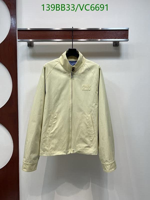 Miu Miu Women's Cotton Zip-Up Jacket - Stylish & Comfortable Outerwear