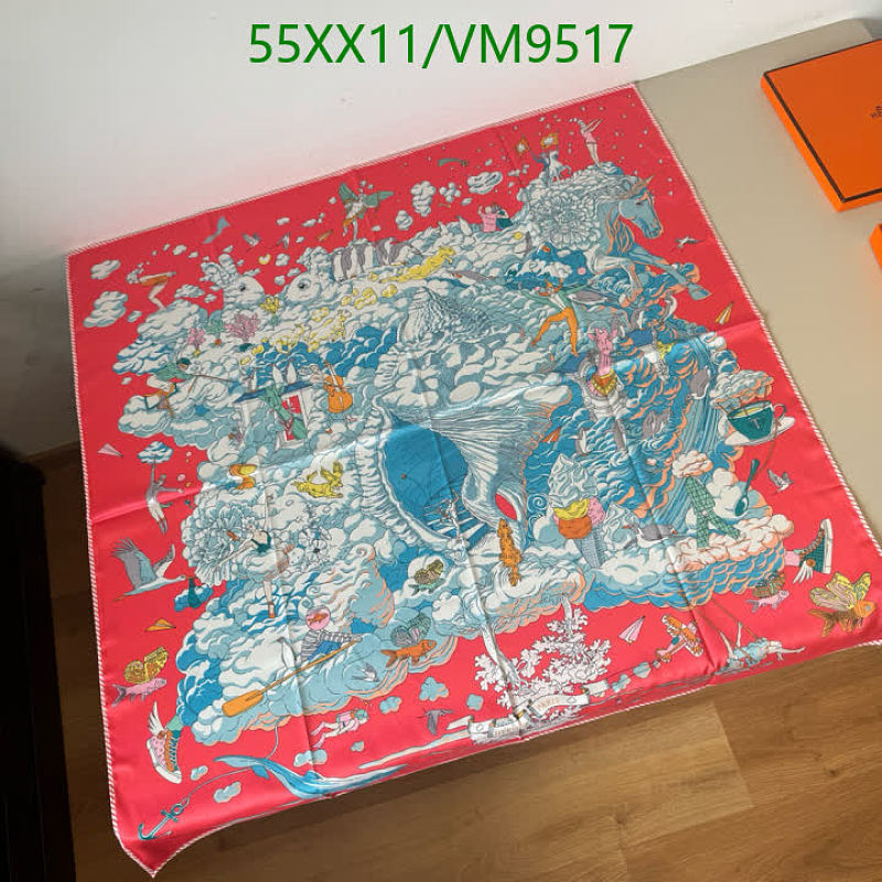 Hermes Luxurious 90x90CM Silk Scarf - Vibrant Mythical Creatures Design