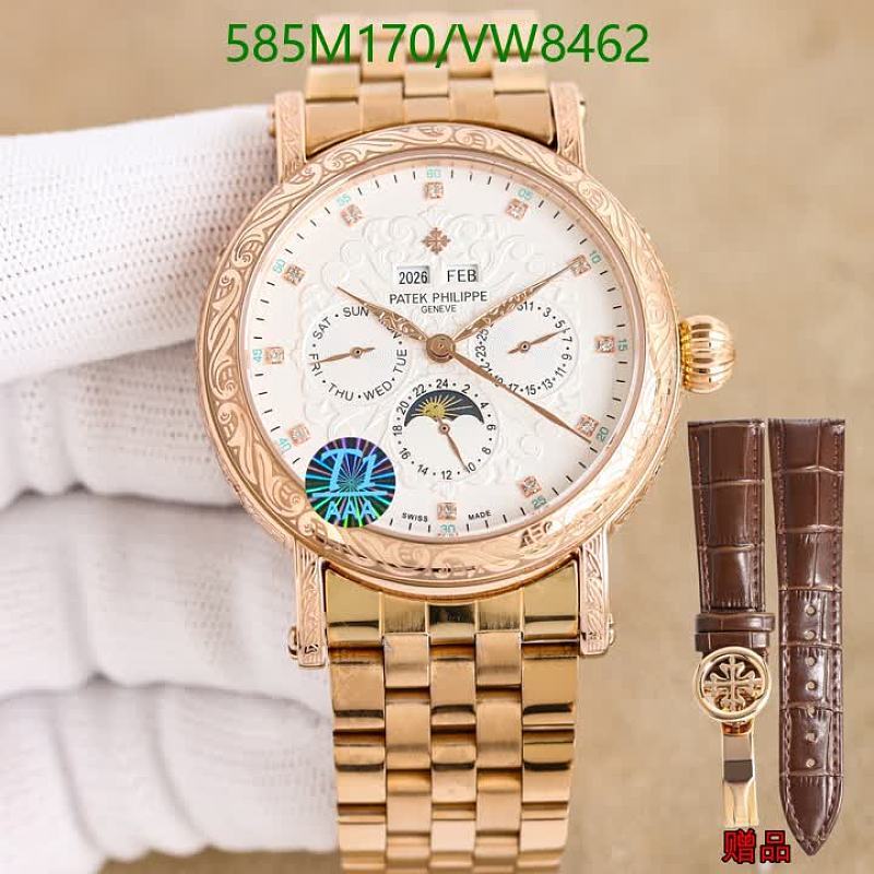 Patek Philippe Automatic Mechanical Watch with Sapphire Glass and Stainless Steel