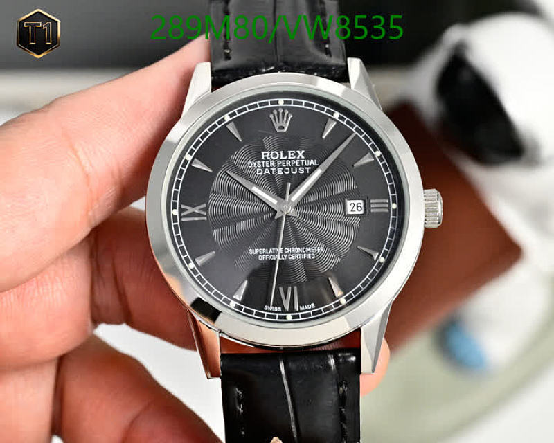 Rolex Oyster Perpetual Datejust Men's Watch - Sapphire Glass & Leather Strap