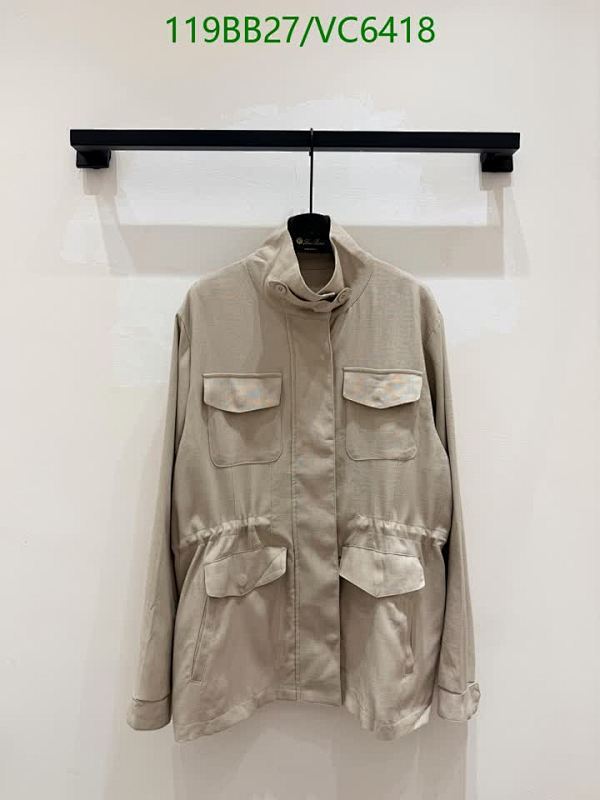 Loro Piana Women's Hemp Blend Utility Jacket - Lightweight & Stylish Outwear