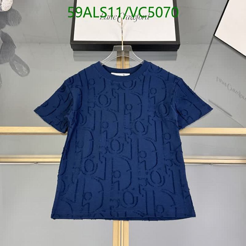 Dior Kids' Monogram T-Shirt - Comfortable Cotton Blend for Stylish Children