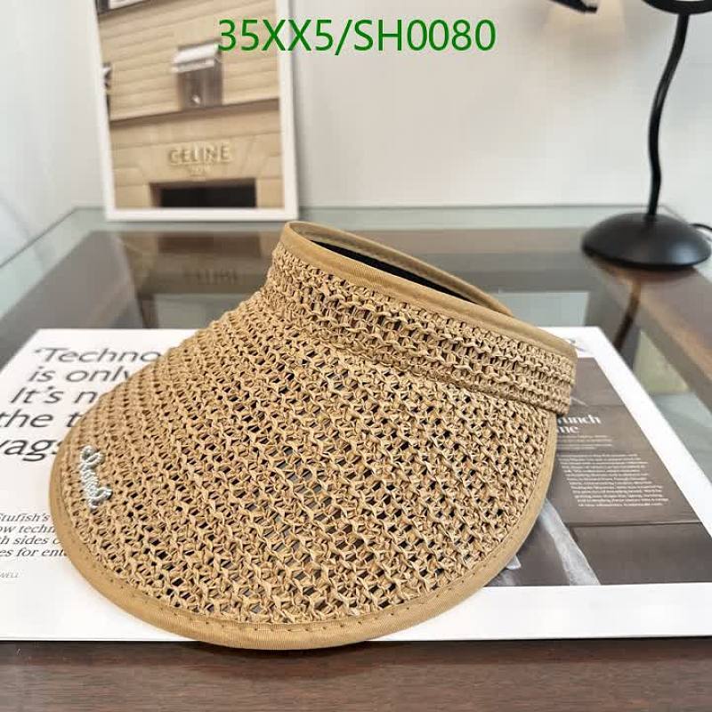 Celine Straw Visor Hat - Stylish & Breathable Sun Protection for Women