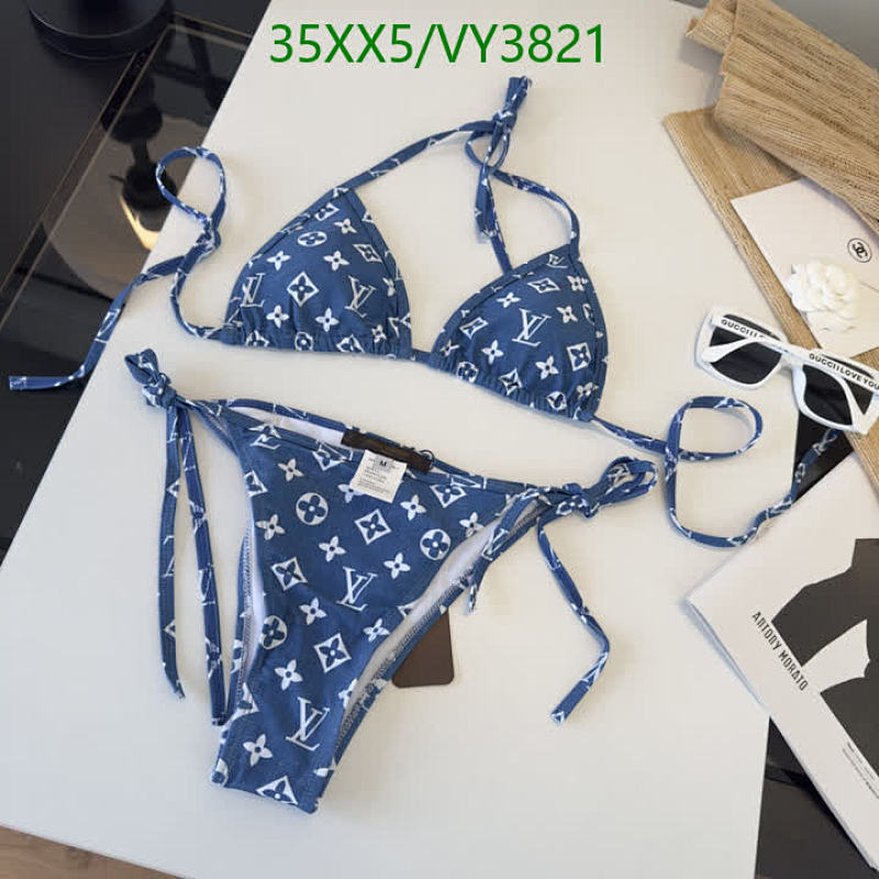 Louis Vuitton Blue Monogram Bikini Swimsuit for Women - Stylish Beachwear