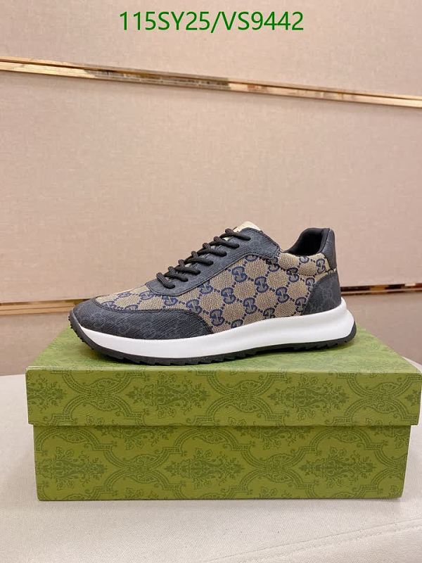 Gucci Men's GG Monogram Canvas & Mesh Sneakers - EU 38-44