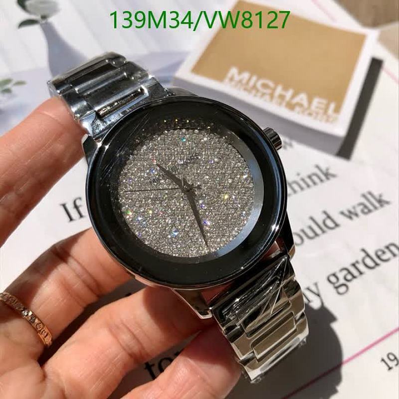 Michael Kors Women's Stainless Steel Quartz Watch with Crystal Dial