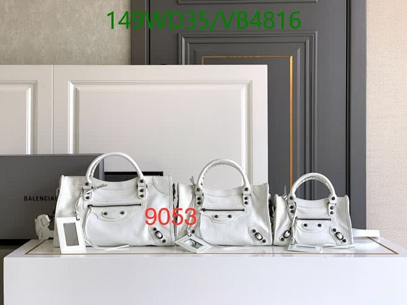 Balenciaga Classic City White Leather Bag - Authentic Luxury Handbag Collection