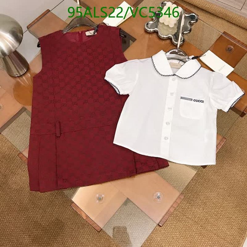 Gucci Kids' Cotton & Denim Set - Stylish Dress & Shirt for Young Fashionistas