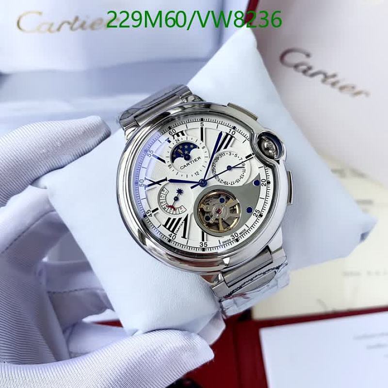 Cartier Ballon Bleu Tourbillon Automatic Mechanical Watch - 44mm
