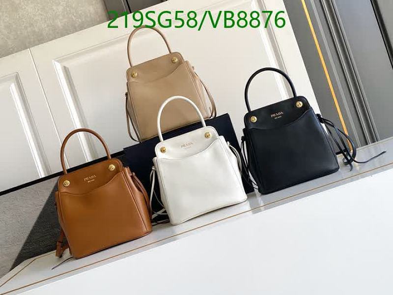 Prada Vitello Daino Leather Top Handle Bag