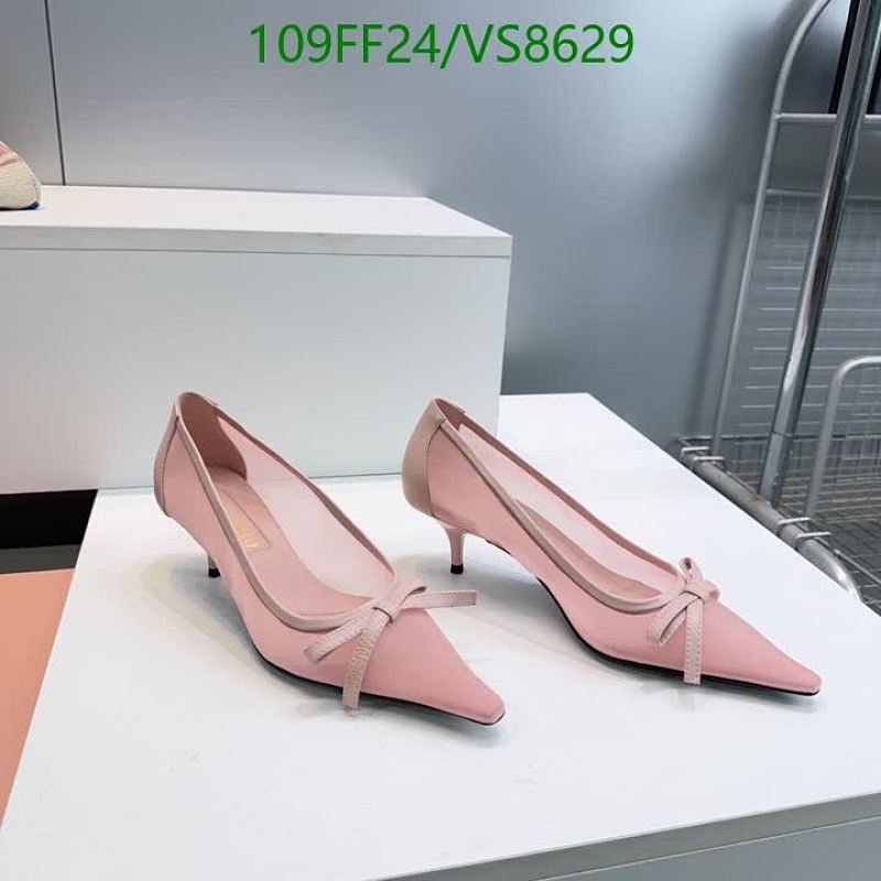 Miu Miu Women's Pink Mesh & Leather Bow Kitten Heels EU 35-41