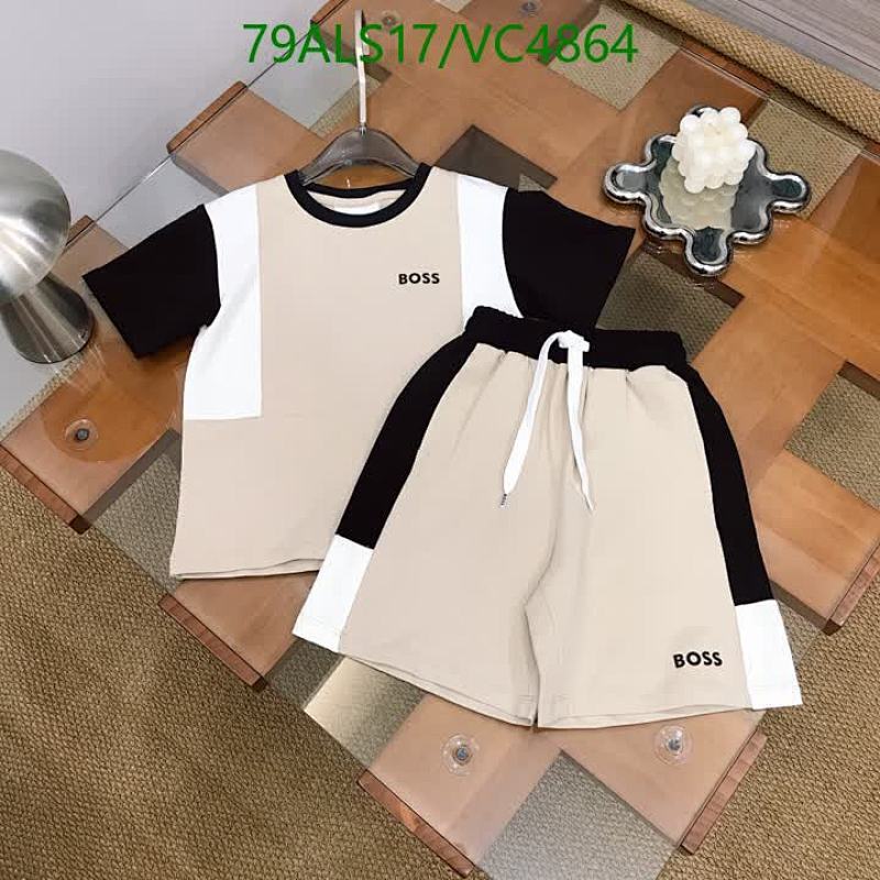 BOSS Kids' Color Block T-Shirt & Shorts Set - Comfortable Polyester Fiber Outfit