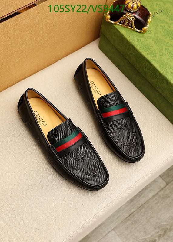 Gucci Men's Black Leather Bee Embossed Loafer Shoes EU 38-47