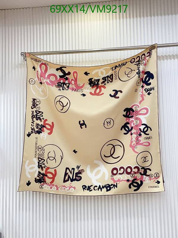 Chanel Silk Scarf 90x90cm - Elegant Designer Accessory for Women