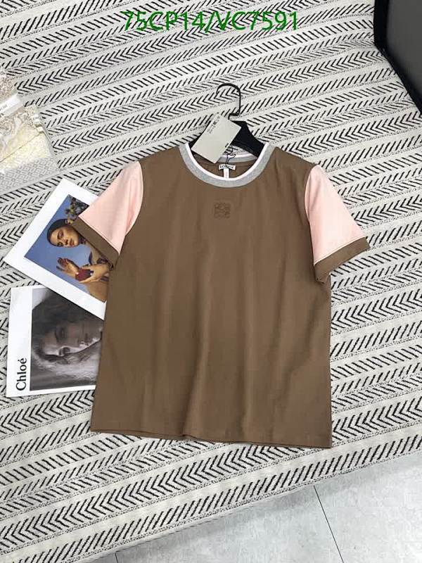 Loewe Women's Contrast Sleeve Cotton T-Shirt - Comfortable & Stylish 13 Loewe Women's Contrast Sleeve Cotton T-Shirt - Comfortable & Stylish