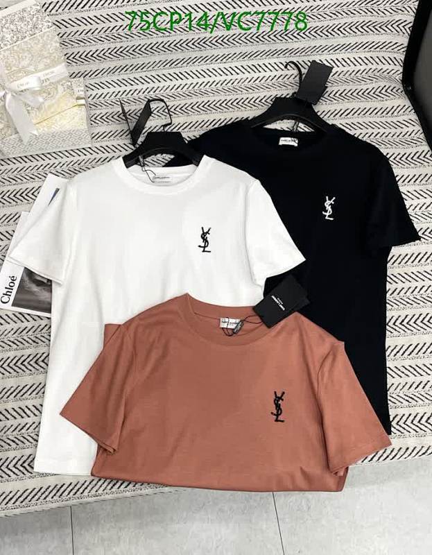 Yves Saint Laurent Classic Logo Cotton T-Shirt - Comfortable & Stylish