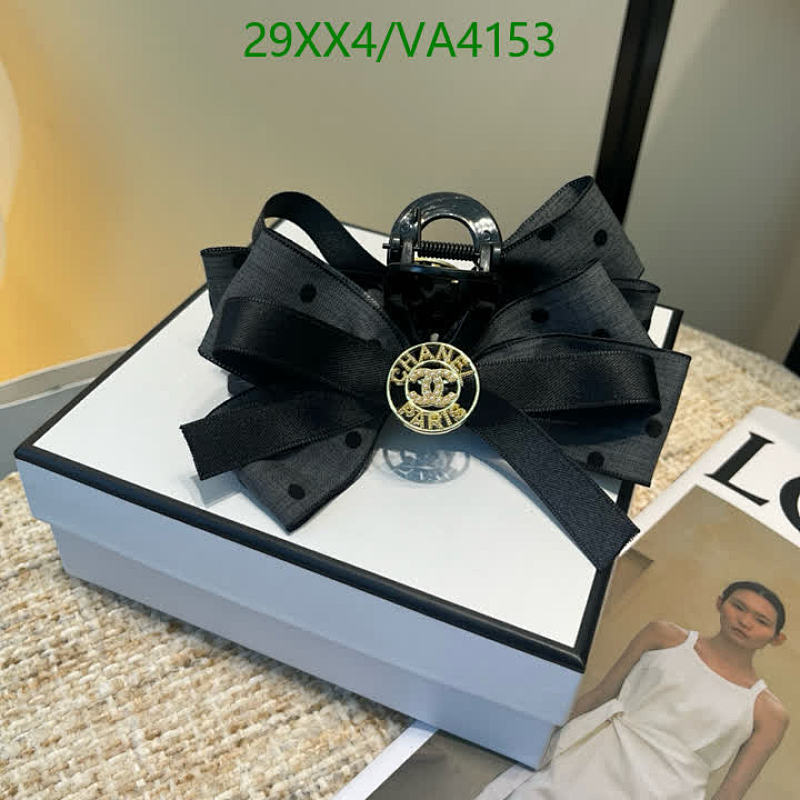 Elegant Chanel-Inspired Black Bow Hair Claw Clip with Gold-Tone Logo Charm 3 Elegant Chanel-Inspired Black Bow Hair Claw Clip with Gold-Tone Logo Charm