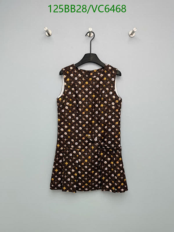 Louis Vuitton Monogram Sleeveless Dress - Elegant Polyester Fiber Mini Dress