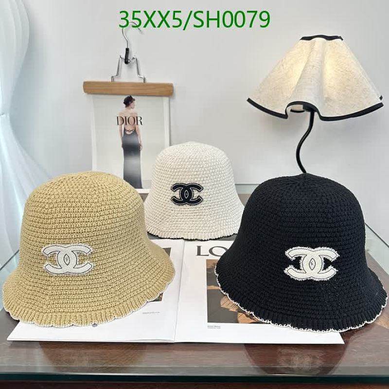 Chic Crocheted Bucket Hat with Iconic Logo - Perfect for Sun Protection