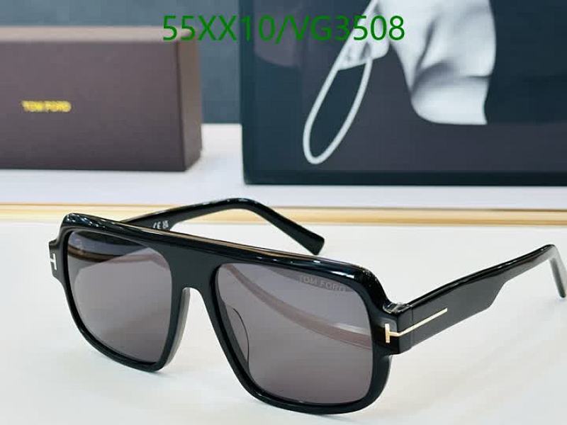Tom Ford VG3508 Square Frame Sunglasses - Stylish Black Eyewear for Men & Women