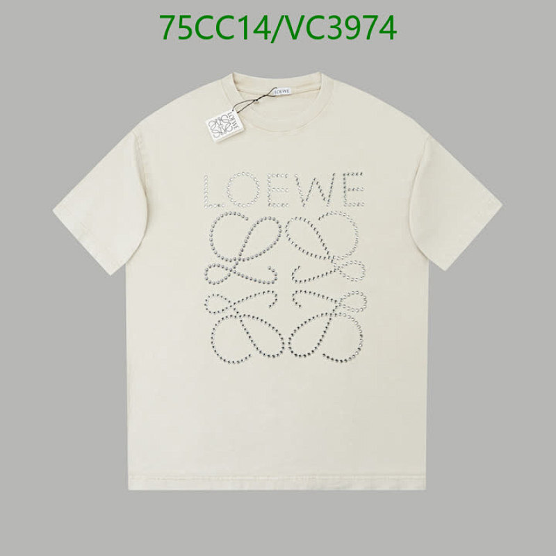 Loewe Anagram Studded T-Shirt - Comfortable Cotton Tee for Everyday Wear