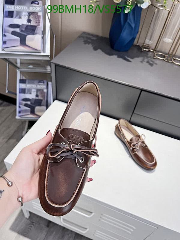 Miu Miu Women's Classic Cowhide Loafers - Comfortable & Stylish Boat Shoes