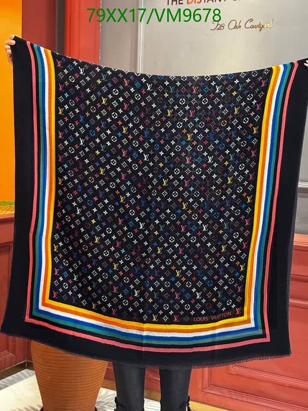 Louis Vuitton Monogram Cashmere Scarf - 100x200cm