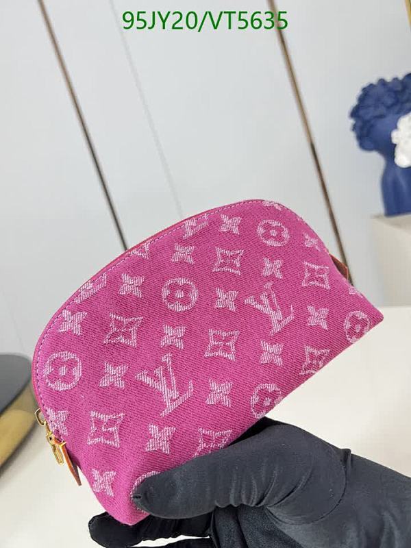 Louis Vuitton Mirror Quality Wallet - Stylish Pink Monogram Canvas Pouch