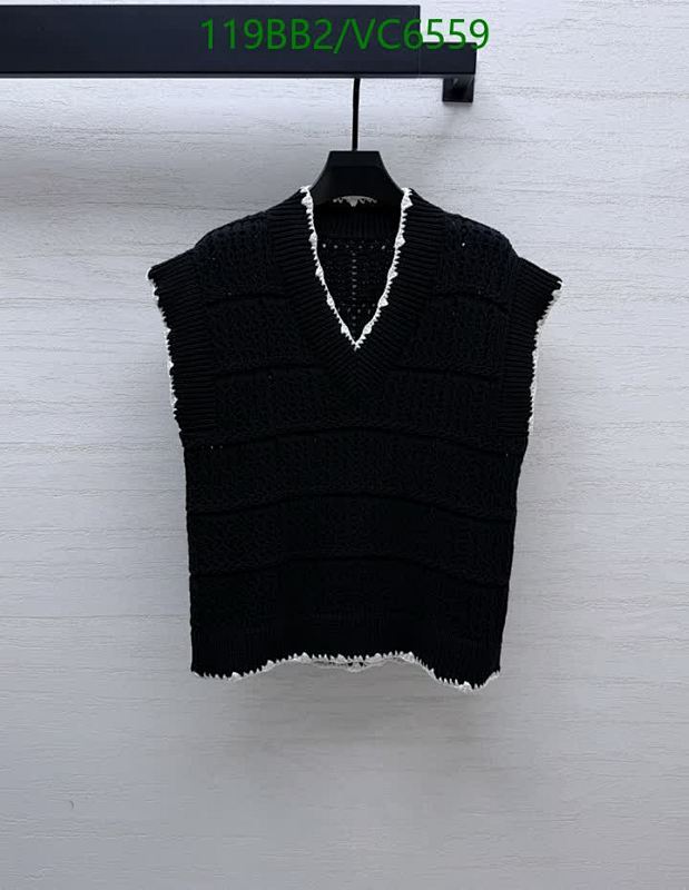 Louis Vuitton Knitted Sweater Vest for Women - Stylish V-Neck Sleeveless Top