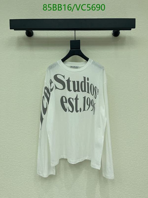 Acne Studios Long Sleeve Cotton T-Shirt - Comfortable & Stylish Crew Neck Tee