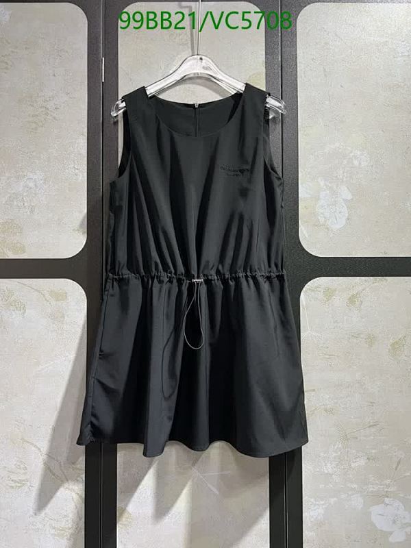 Prada Women's Sleeveless Drawstring Dress - Elegant Black Polyester Fiber