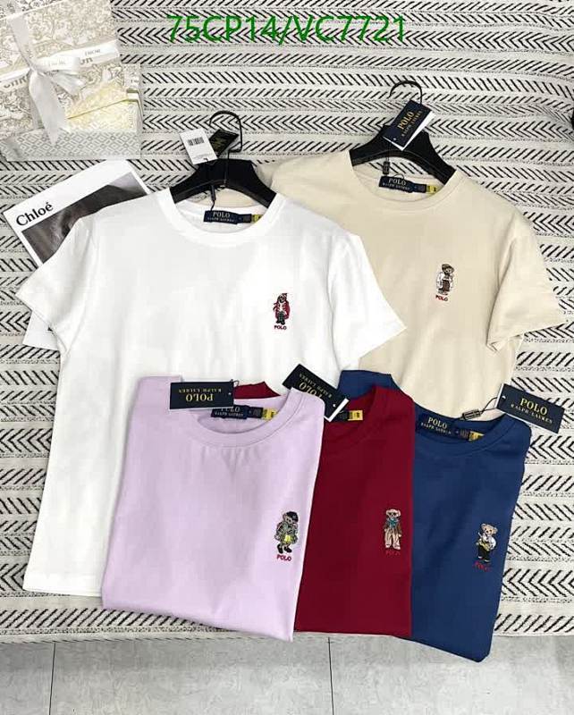 Ralph Lauren Polo Bear Cotton T-Shirts - Classic Fit Short Sleeve Tops