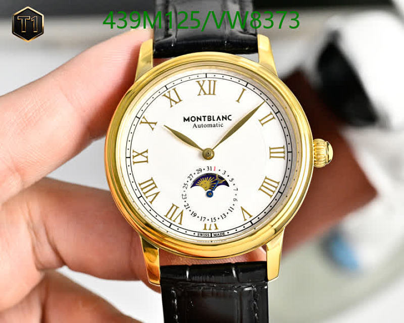 Montblanc Automatic Mechanical Watch with Leather Strap