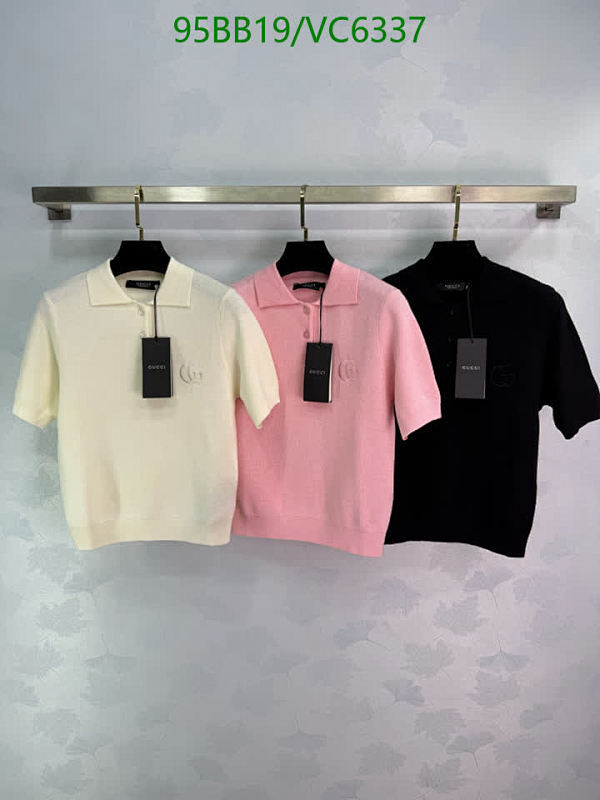 Gucci Knitted Polo Shirts for Women - Stylish Short Sleeve Tops S-L