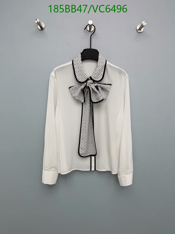 Louis Vuitton Women's Silk Polka Dot Bow Blouse - Elegant Long Sleeve Top