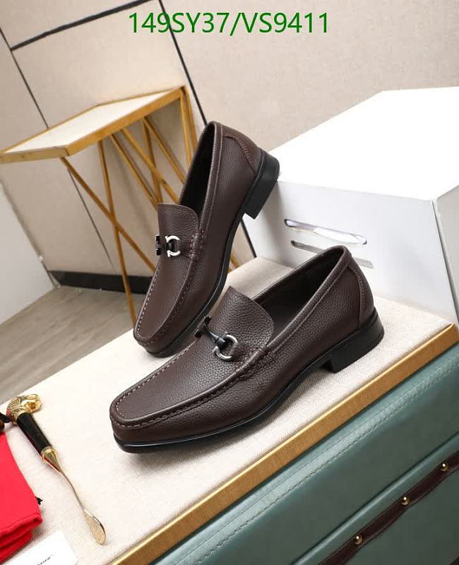 Ferragamo Men's Brown Calf Leather Loafers - EU 38-44
