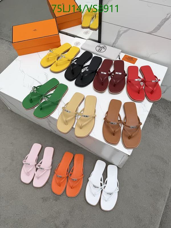 Hermès Women's Genuine Leather Flip Flop Sandals - EU 35-43