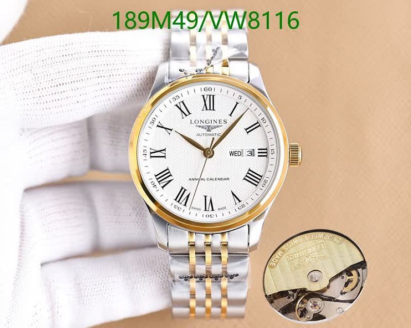 Longines Automatic Mechanical Watch with Stainless Steel Band