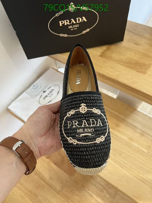 Prada Women's Milano Espadrille Flats - Stylish Woven Fabric Slip-On Shoes
