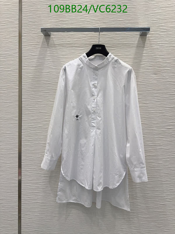 Dior Elegant White Polyester Fiber Long Sleeve Blouse for Women - Sizes S-L