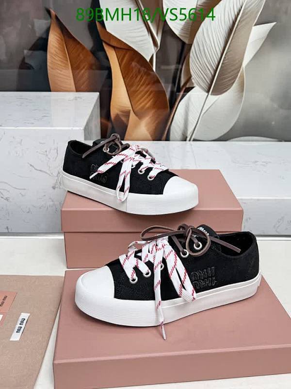 Miu Miu Women's Classic Canvas Low-Top Sneakers - Comfortable & Stylish