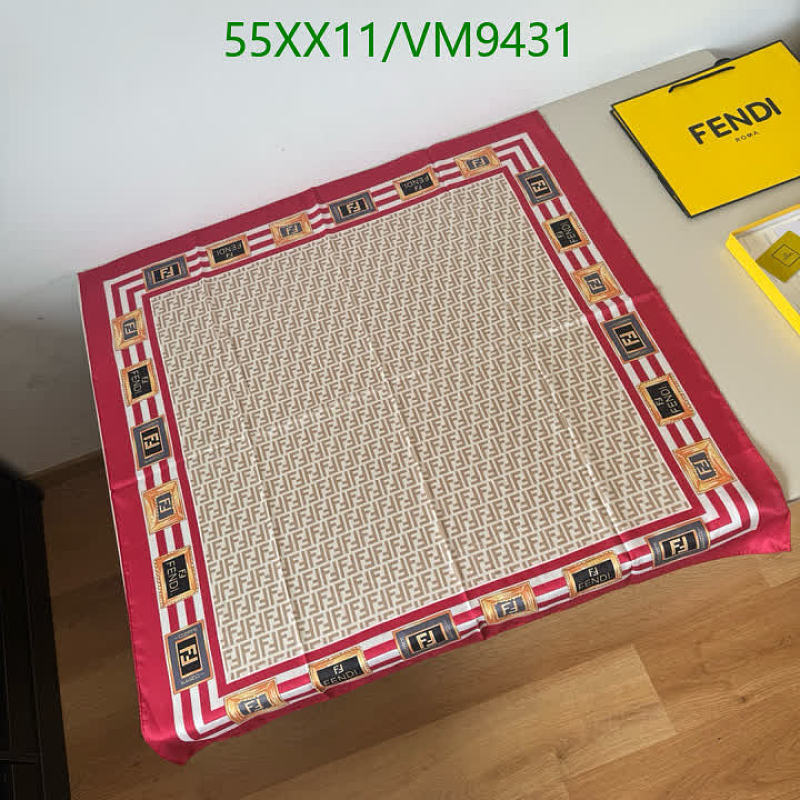 Fendi Silk Scarf 90x90cm VM9431