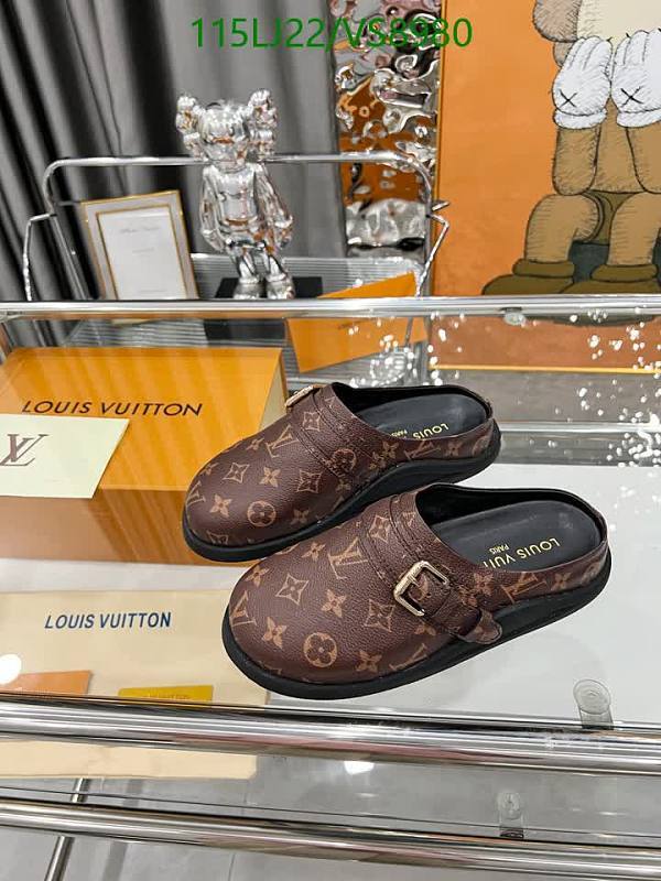 Louis Vuitton Women's Monogram Clogs - Brown Leather Slip-Ons