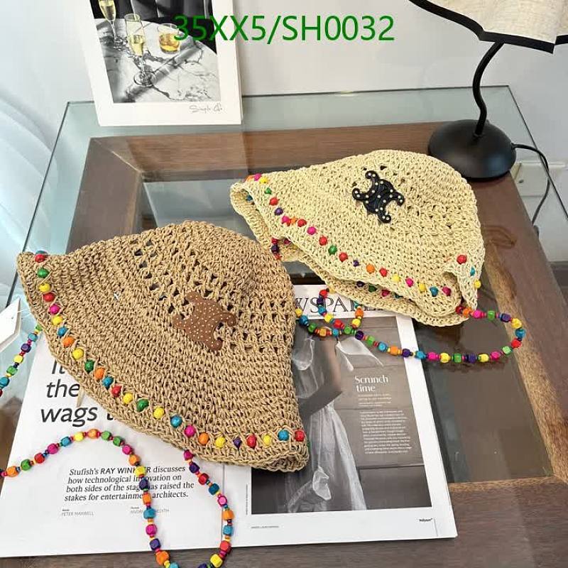 Celinee Crochet Bucket Hat with Colorful Beaded Trim - Stylish Sun Protection