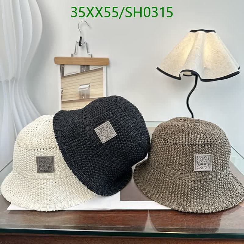 Loewe Women's Hand-Woven Straw Bucket Hat - Stylish & Breathable Sun Protection