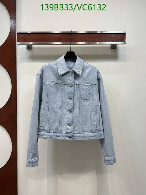 Chic Women's Light Wash Denim Jacket with Embroidered Logo, S-XL