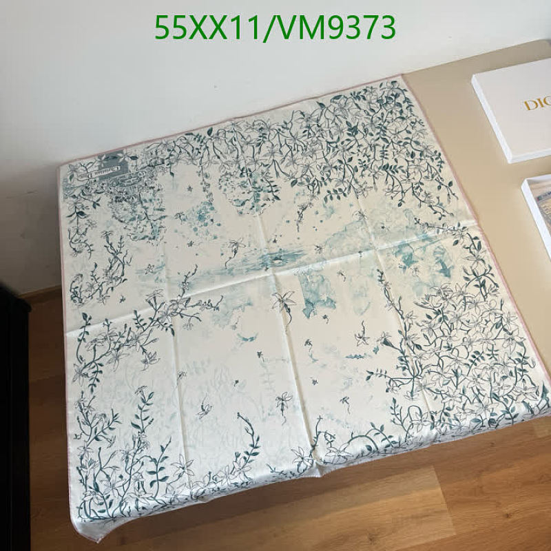 Dior Real Silk Scarves 90-90CM - Elegant Floral Print for Women