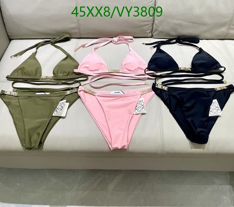 Loewe Luxury Halter Bikini Swimsuit Set for Women - Stylish Beachwear