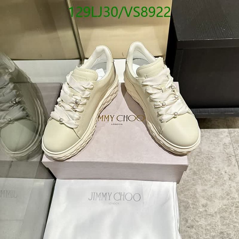 Jimmy Choo Women's Cream Leather Pearl Lace Sneakers - EU 35-40