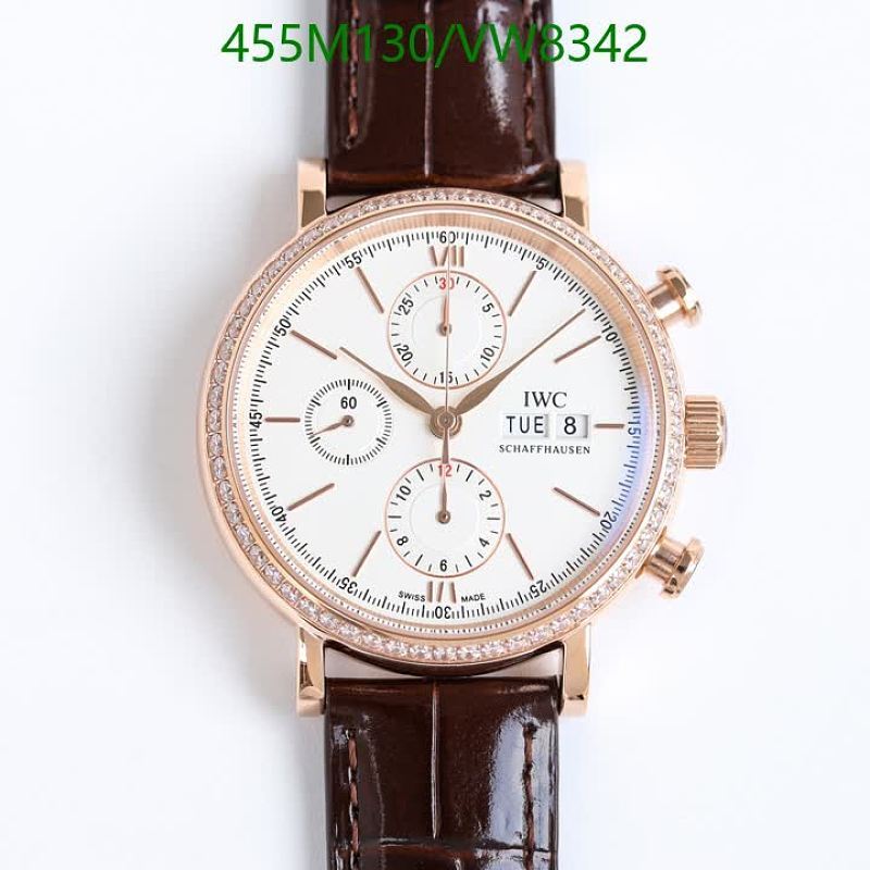 IWC Schaffhausen Automatic Mechanical Watch with Calf Leather Strap